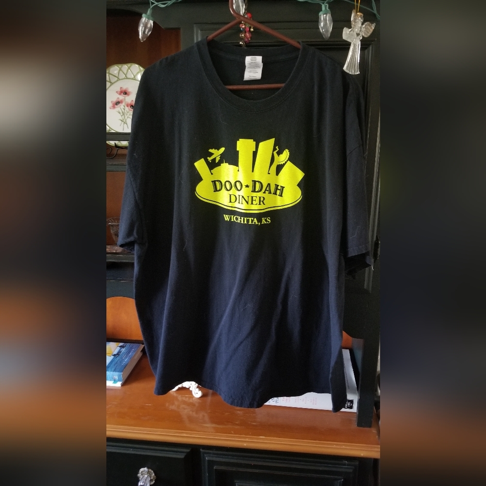 New thick cotton Doo-Dah t-shirt 3xl black. Diner is a famous Wichita, KS diner